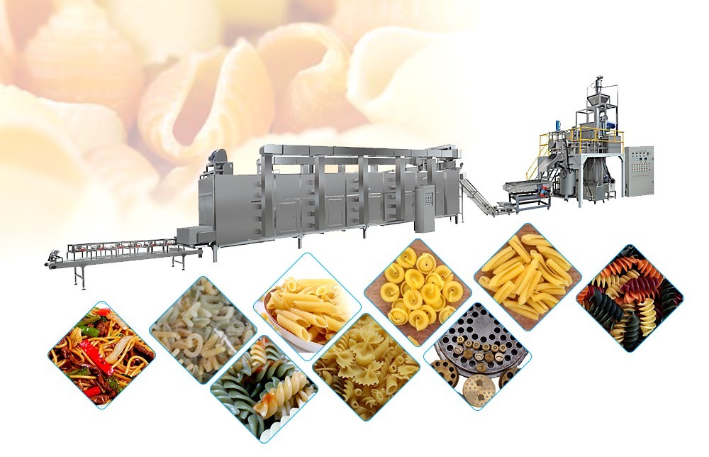 procédé industriel automatique de fabrication de pâtes alimentaires à base de macaroni